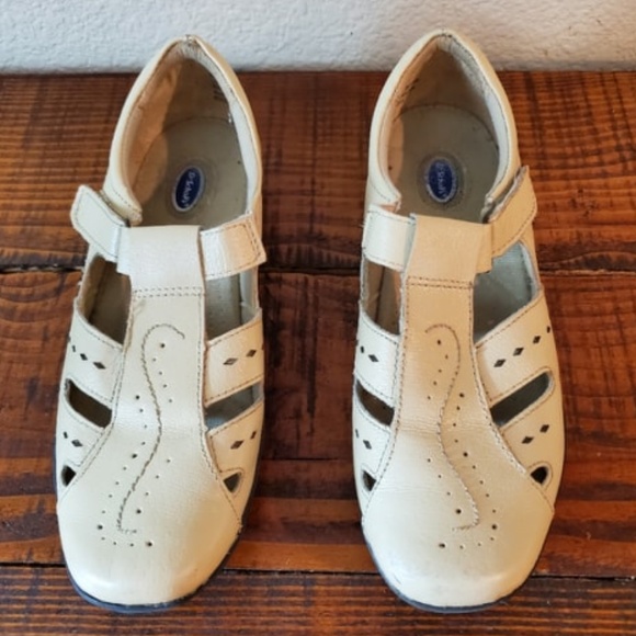 Dr. Scholl's Shoes - Dr Scholl's Strap Leather Mary Jane Flats Comfort